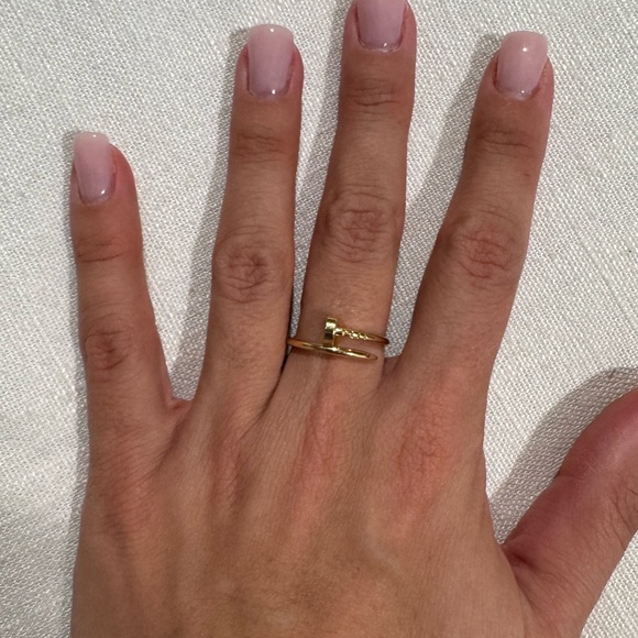 Gold Juste Un Clou Ring Cartier - Picture 2 of 8